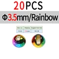 3.5mm 20pc Raibow