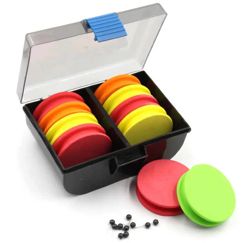 Soportes de almacenamiento para sedal de pesca, organizador de aparejos Snell, caja de aparejos líder, bobinadora de líneas de espuma EVA con carretes de aparejo