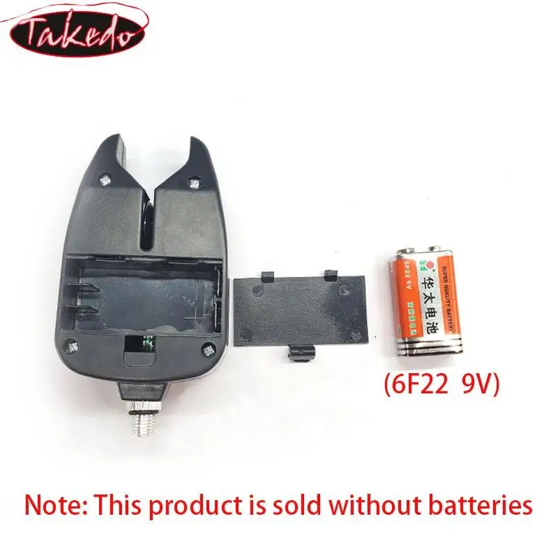 TAKEDO YD02 anunciador de alarma de mordedura de pesca de carpa para equipo de aparejos de pesca de carpa indicador de alarma de pesca campana de pescado - imagen 3
