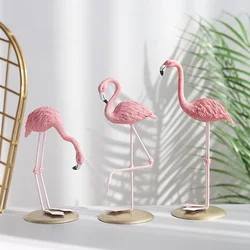 Figuras de pesca en resina para escritorio y hogar – flamenco