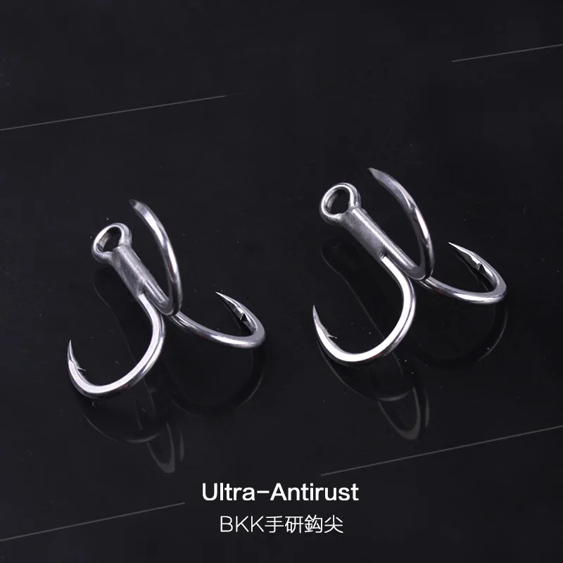 Anzuelos de pesca triples Raptor-Z 6071-4X-HG # 5/0- # 4 accesorios de Pesca de mar, anzuelos triples con revestimiento antioxidante para Pesca de carpa - imagen 3