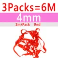 3packs 4mm Red