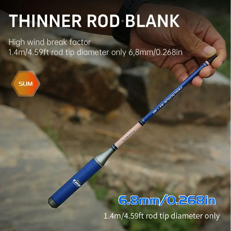 CEMREO 2025 Nueva caña de pescar telescópica de viaje para objetos pequeños 1,4-2,4 m Aparejos de pesca ultracorto Modelo: ARCHER - imagen 2