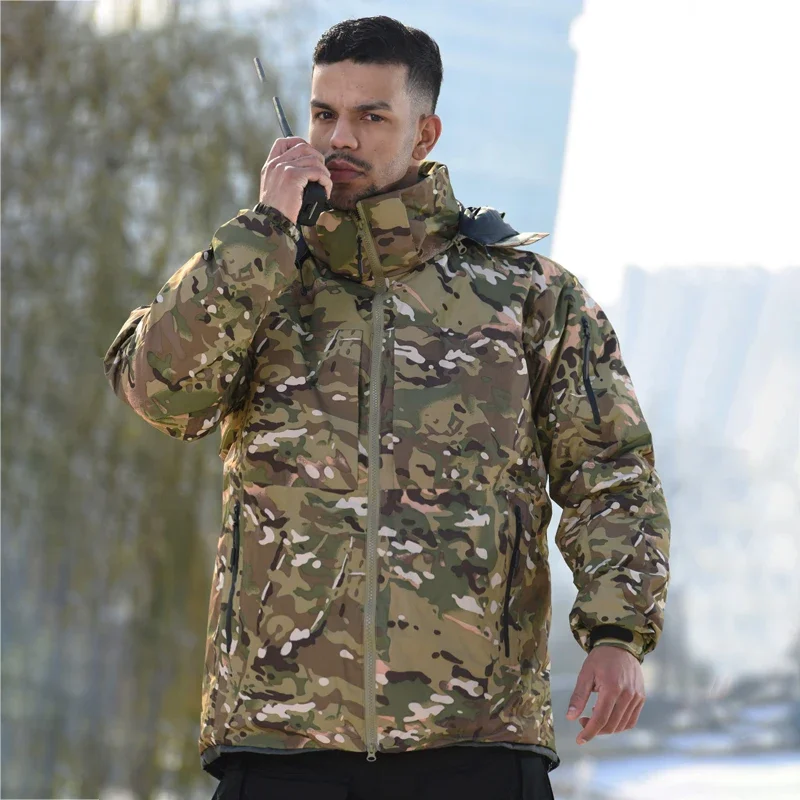 Traje Ghillie camuflaje impermeable – Chaqueta pantalón táctico caza - imagen 5