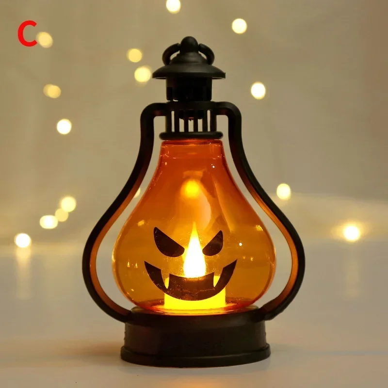 Linterna LED portátil de calabaza fantasma para Halloween - imagen 2