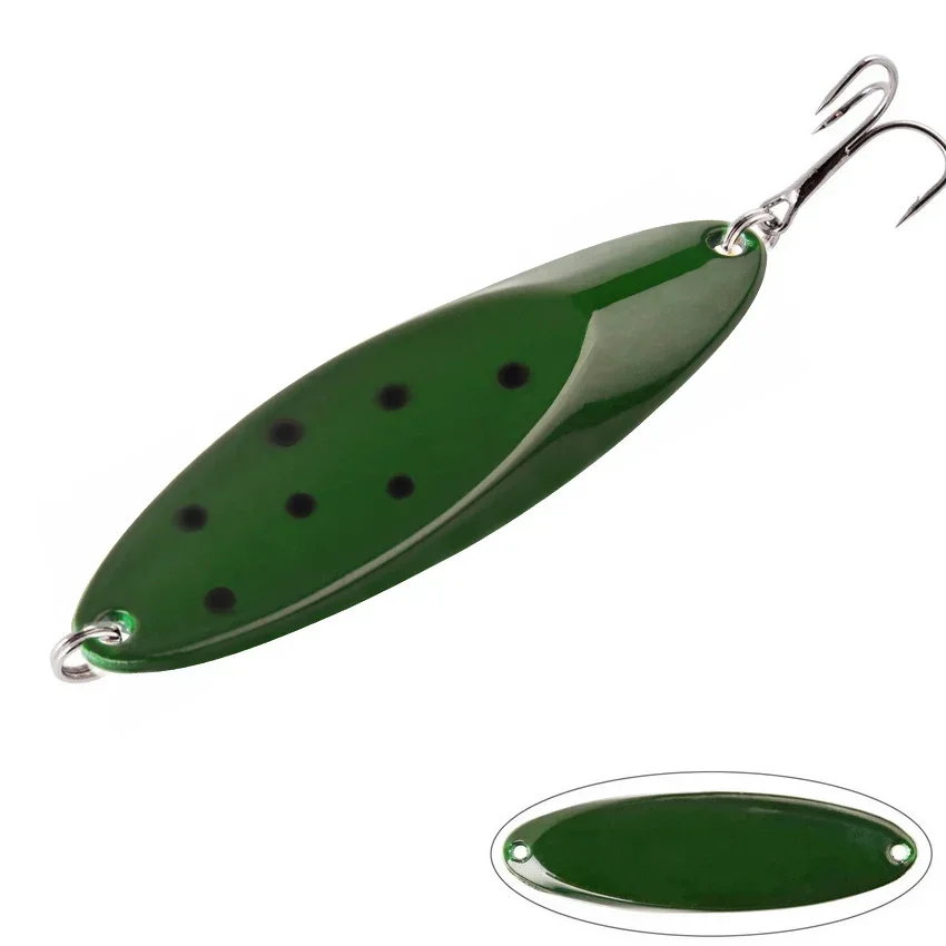 Señuelo de pesca con cuchara de Metal, cebos duros con lentejuelas, Paillette de ruido con pluma para señuelos de mar, herramienta Wobbler, juego giratorio, 20g, 18g, 16 piezas - imagen 3