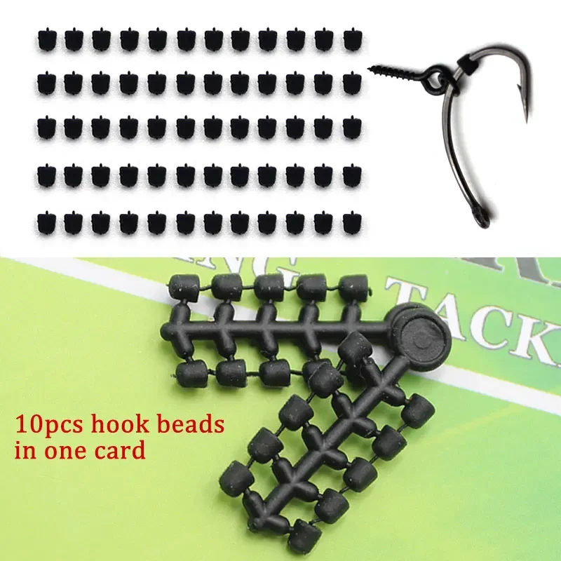 Cuentas de tapón de gancho de 15 piezas, Boilies Pop-Up, tornillos de cebo, pelo Chod Ronnie Rig para carpa, accesorios de aparejos de pesca, equipo - imagen 3