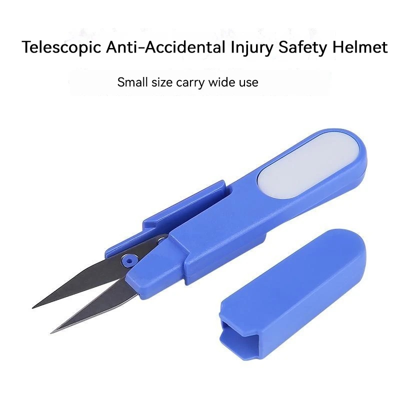 Mini tijeras en forma de U para pescar, tijeras de costura, pinzas para tapa, tijeras de uso para peces, herramientas de corte de línea de pesca, accesorios de pesca - imagen 3