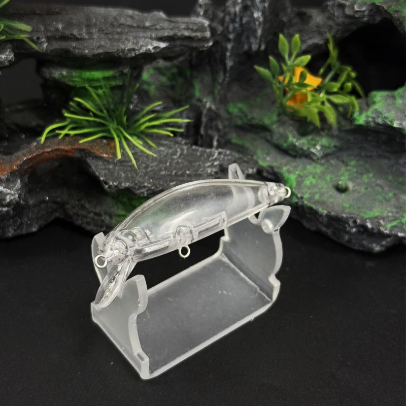 50 Uds. Cebo de pececillo sin pintar 70mm 9,9g Señuelos de pesca de hundimiento lento Japón Wobbler cebo Artificial para aparejos de lubina de trucha de agua dulce - imagen 5