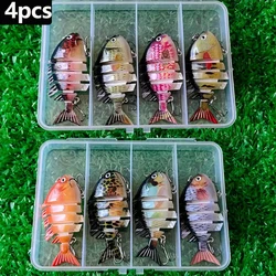 Swimbait realista 8 cm/16g con anzuelo triple para lubina