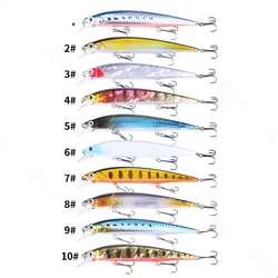 KNCONAN Crankbait Wobbler – Señuelo para pesca en agua dulce y salada