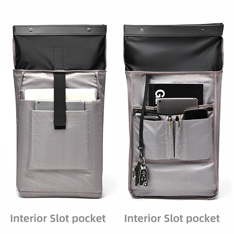 Mochila de pesca para hombres de negocios, bolsa expandible para viajes al aire libre, embarque, Camping, equipaje grande para ordenador portátil, mochila escolar para fin de semana - imagen 4