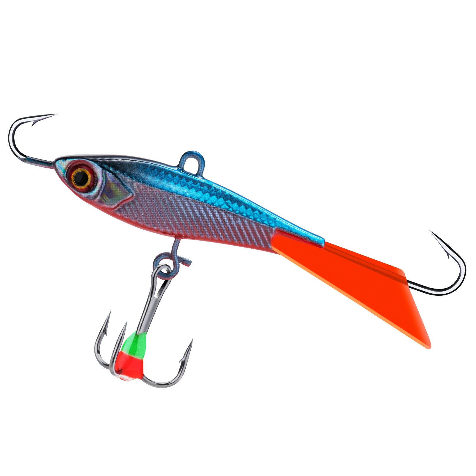 Goture 4 unids/lote 7cm 15g juego de plantillas de pesca en hielo plantilla equilibrada Banlancer de hielo de invierno señuelo de pesca en hielo arrfital Swimbait Wobbler Set - imagen 5