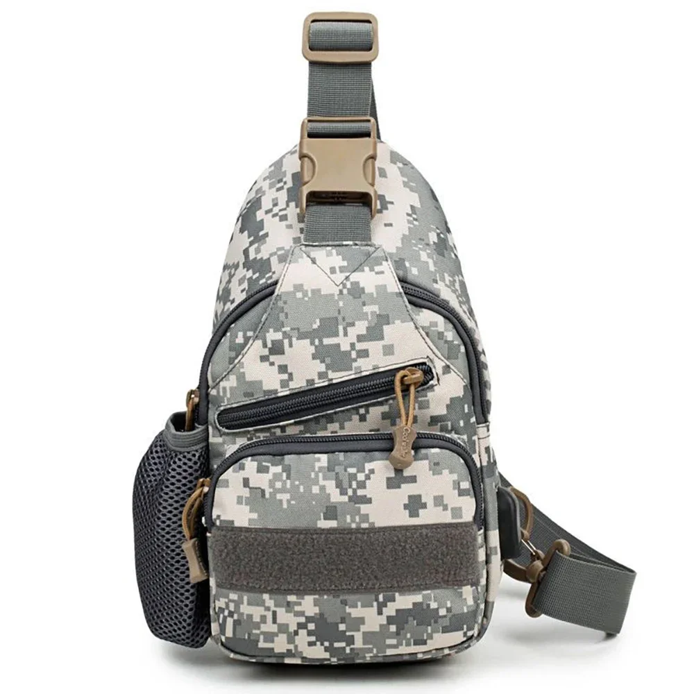 Bolsa para señuelos de pesca, bolso de hombro para deportes al aire libre, bandolera recargable por USB, bolsa impermeable, estuche de almacenamiento de utilidad - imagen 3