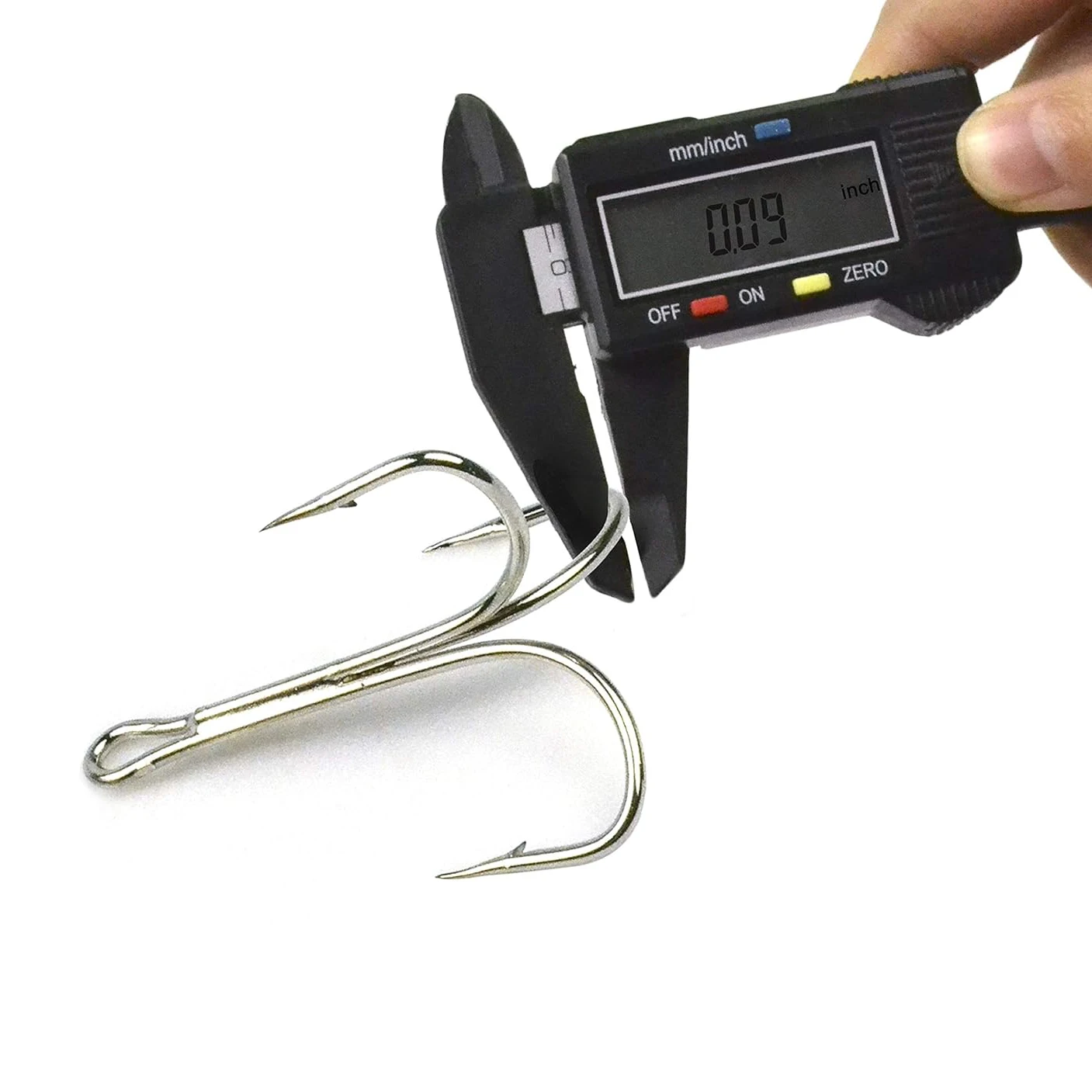 50 Uds 4X anzuelos de pesca reforzados para juego de peces de mar grandes anzuelos triples anzuelos de cebo Artificial tamaño 6/0 #   7/0 #   8/0 #   10/0 # - imagen 4