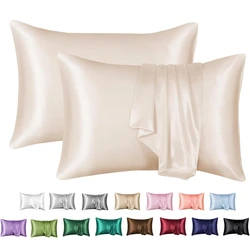 Fundas de Almohada Satén Premium – Suaves y Refrescantes para Cabello y Piel
