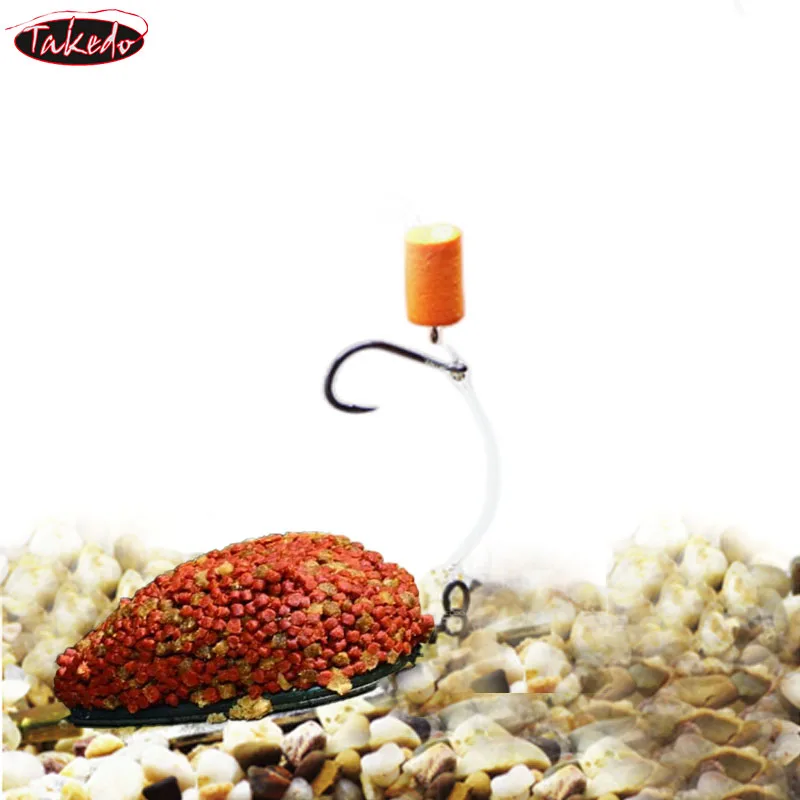 TAKEDO 5 unids/bolsa 7CM POP UPS pesca de carpa cebo flotante Zig Rig EVA palo de espuma cebo de carpa para alimentador aparejos de pesca - imagen 2