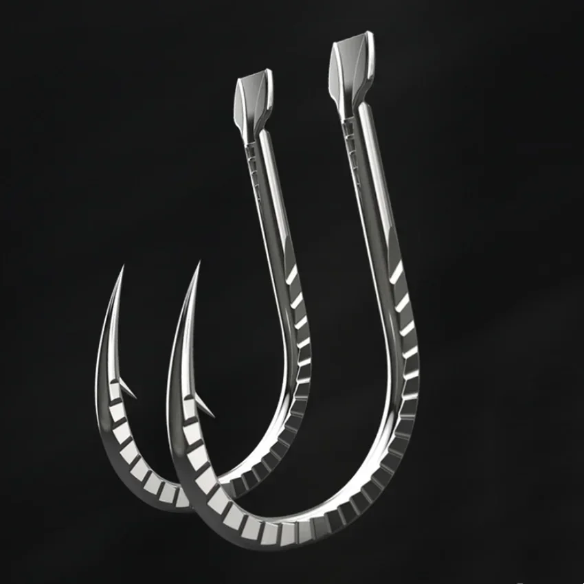 4 # -12 #    1/10 Uds Lin Thorn Lzu tiene espinas anzuelos de acero rico en carbono anzuelo afilado equipo de pesca aparejos equipo de carpa juego de anzuelos - imagen 3