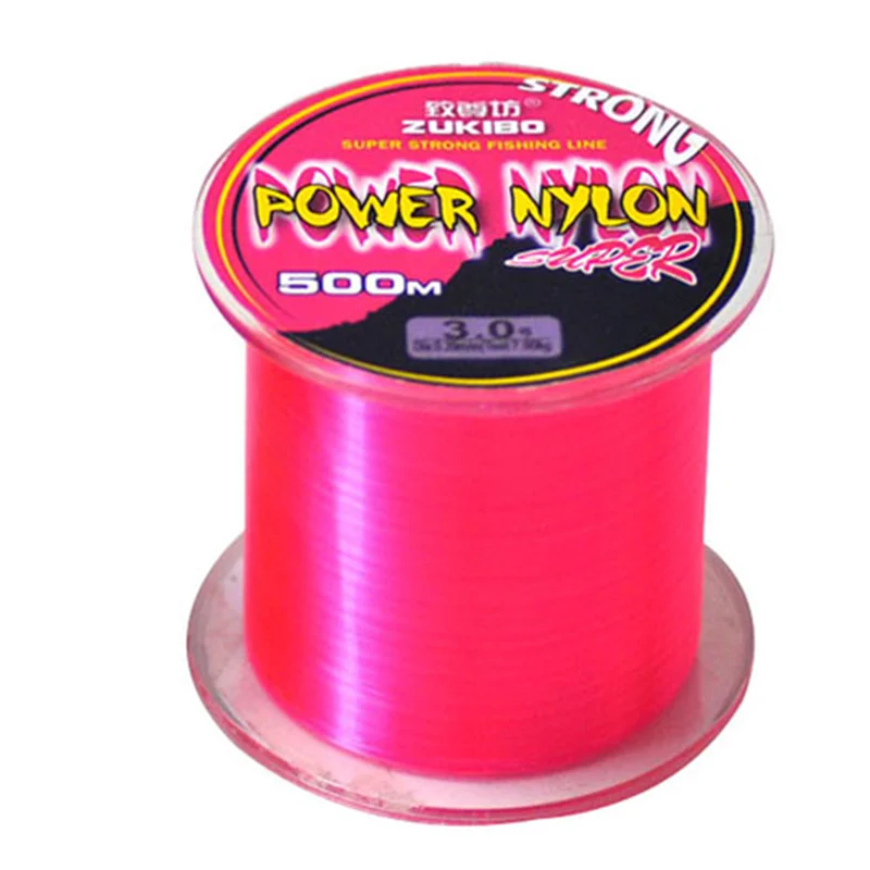 ZUKIBO 500M Nylon Fishing Line Japanese Durable Monofilament Carp Fishing Line Super Strong 5LB-40LB Trout linha de pesca - imagen 2