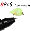 A 8PCS Chartreuse