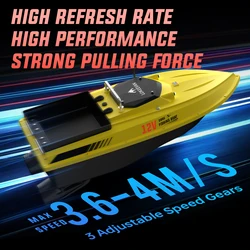 Bote Cebador D80E GPS Dual con Sonar y Sensor de Profundidad
