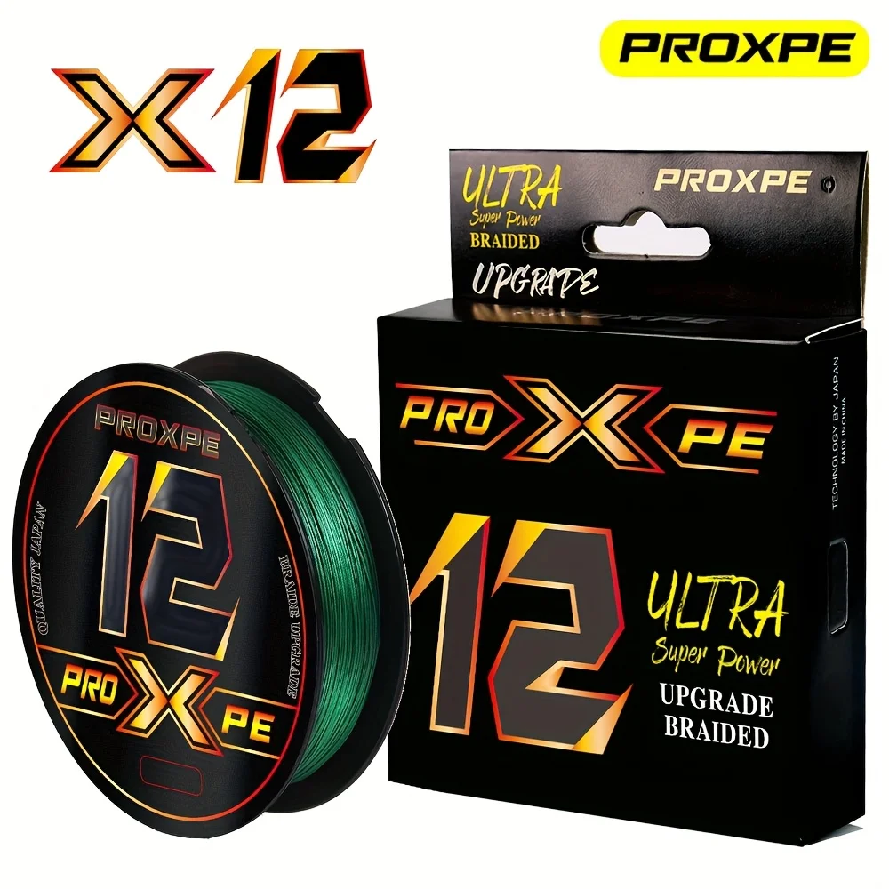 PROXPE 100M multifilamento japonés 12 hebras hilo de pescar trenzado PE productos de pesca pesca de carpa nueva venta 25-65lb mar de agua dulce - imagen 2