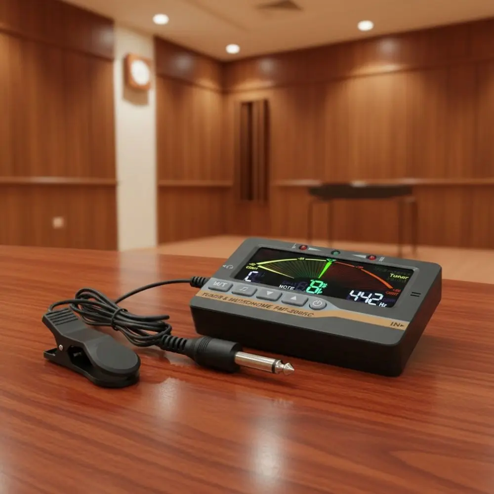 Metrónomo Digital 3 en 1 – Afinador cromático con clip y pantalla LCD - imagen 5
