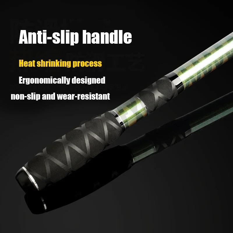 Caña de pescar de carpa de 4,2/3,9 m, 50lb, 3 secciones, asiento de carrete FUJI, 40t, fibra de carbono, lanzamiento de viaje, 80-300g, caña giratoria de fundición a tierra - imagen 4