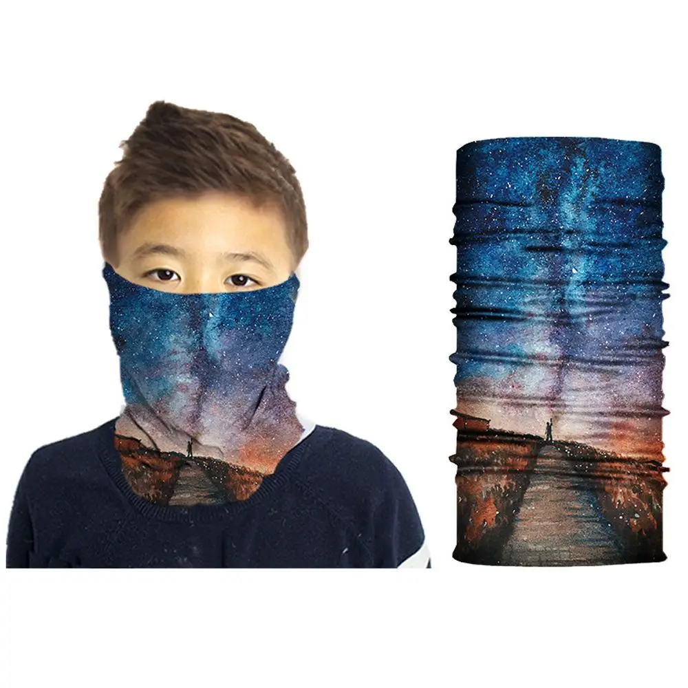 Sombreros equipo de ciclismo de alta elasticidad, cubierta facial, máscara de motocicleta, Bandana de Color degradado, Bandana sin costuras, pasamontañas - imagen 4