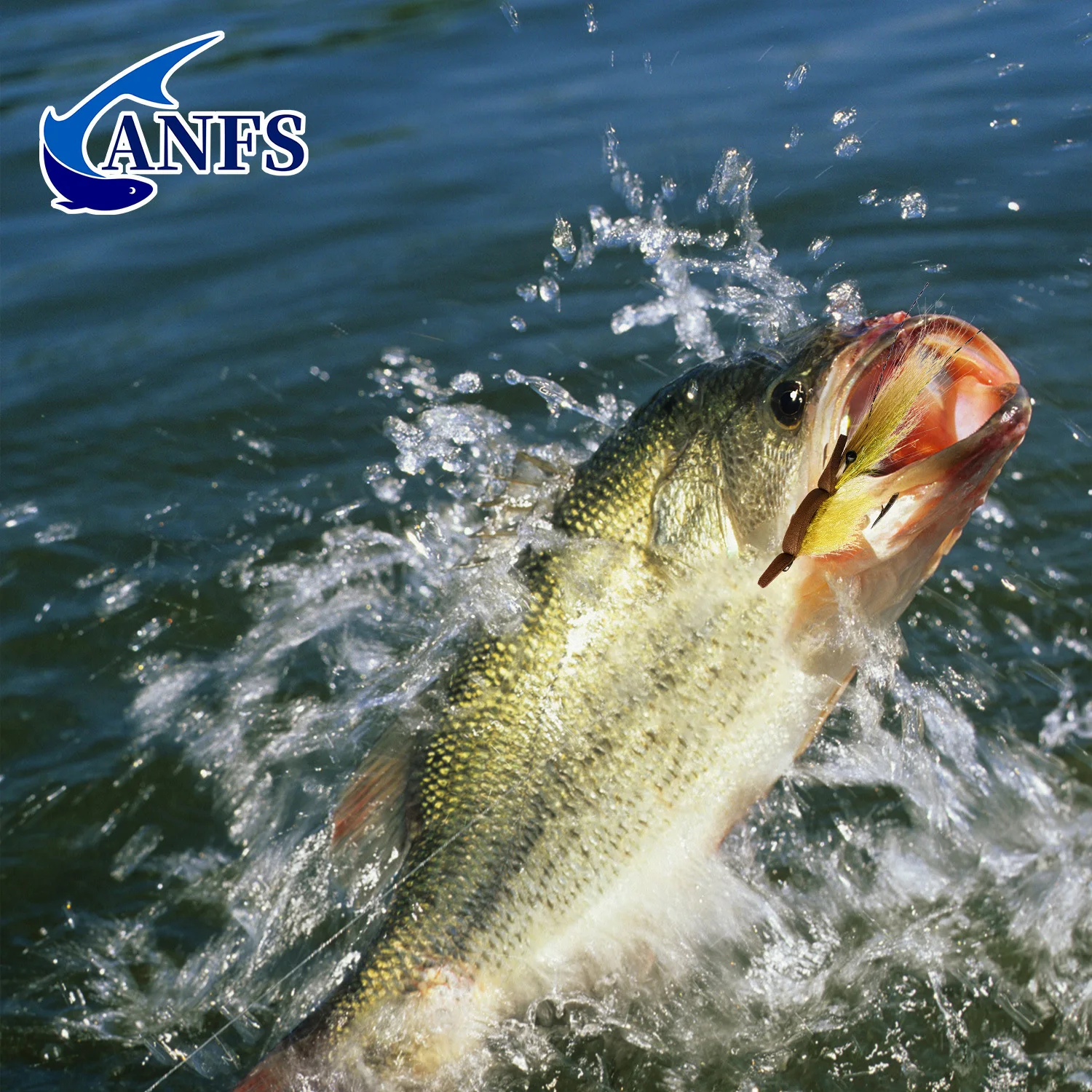 ANFS 5 uds moscas secas-moscas artificiales de pesca con mosca de camarones para pesca de lubina y trucha - imagen 4