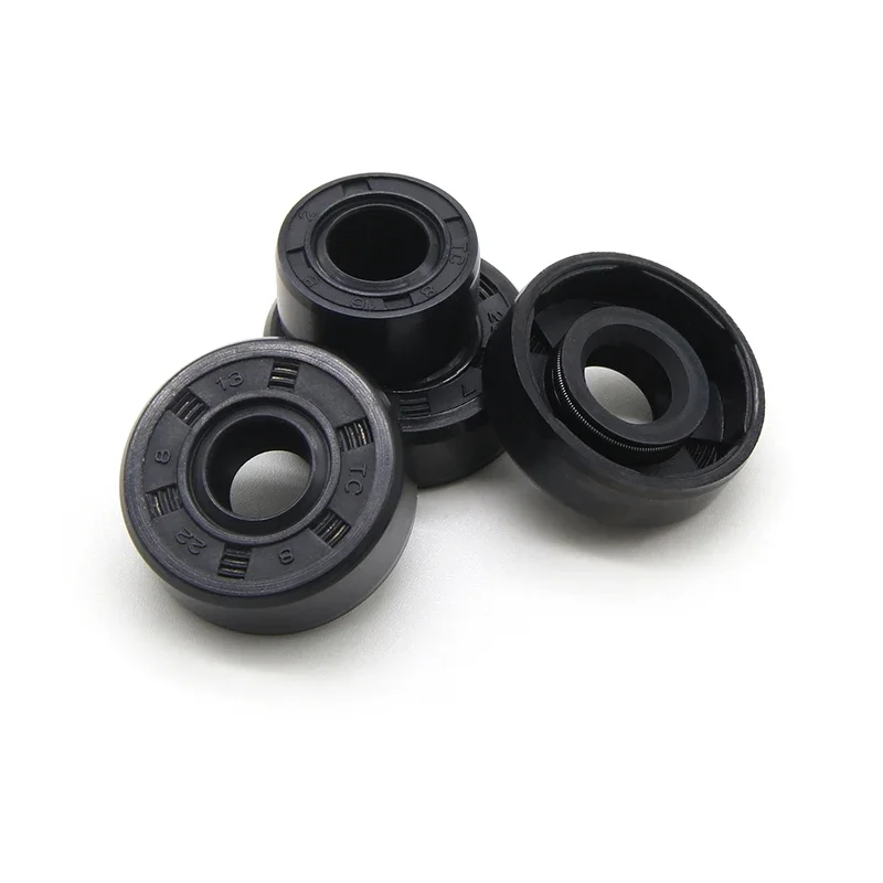 Sello de aceite de caucho de nitrilo NBR ID 8mm TC-8 * 14/15/16/18/22*4/4,5/5/7/8 Sello de aceite de doble labio de nitrilo - imagen 4