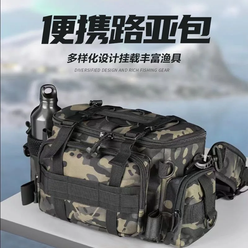 Aparejos de pesca, bolso de hombro, bolsa de almacenamiento, soporte portátil para caña de pescar, bolsa para deportes al aire libre, bolsa para caña de pescar voladora - imagen 2