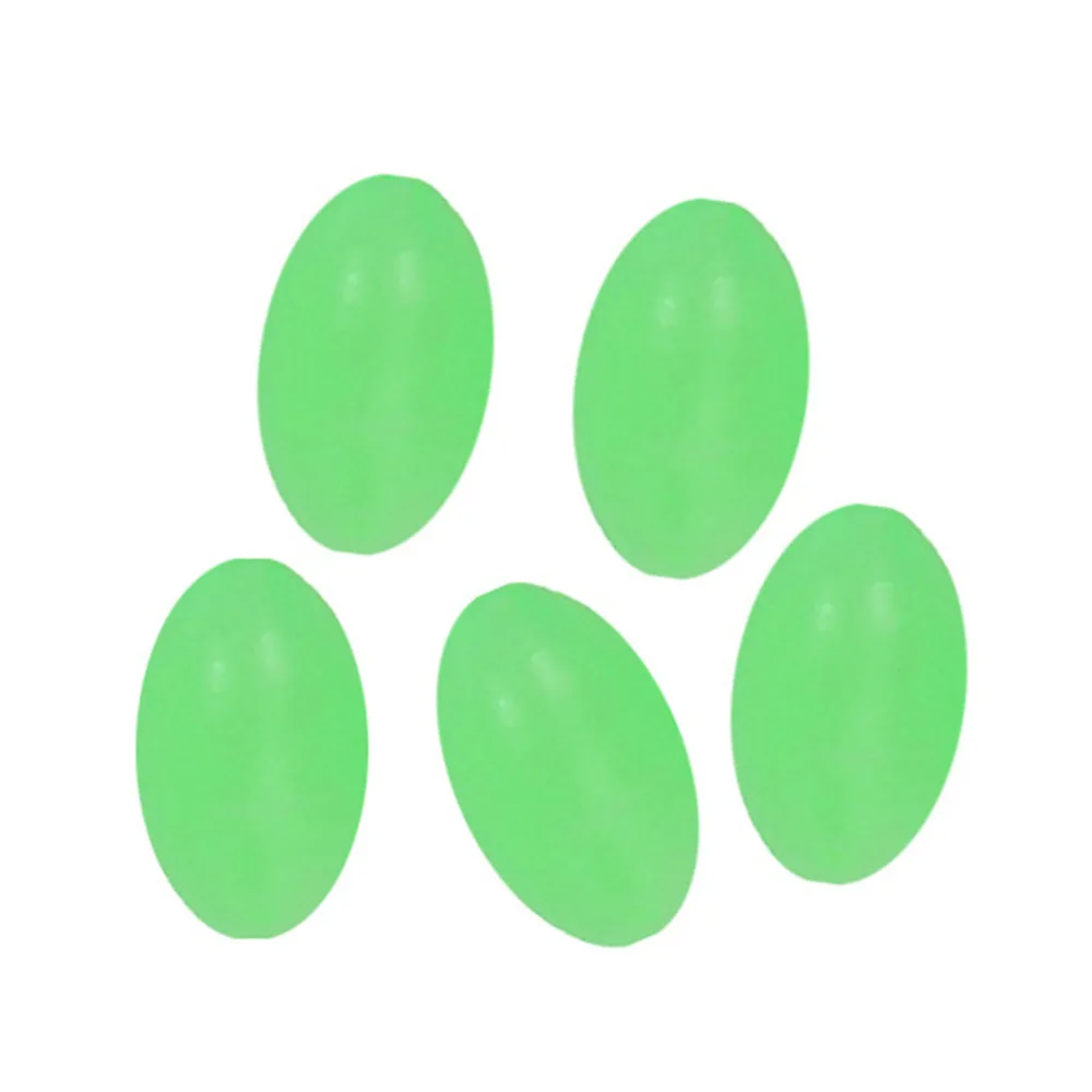 375 unids/set pesca luminosa nocturna cuentas duras gusanos suaves brillo mar señuelo de pesca cebo flotante aparejos de pesca Accesorios - imagen 5