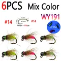 6pcs Mix Col Size 14