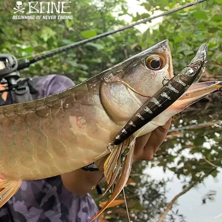 Cebo de señuelo de hueso TOUGHFIA Fish Mino 100S cebo de hundimiento lento Hover Mino - imagen 2