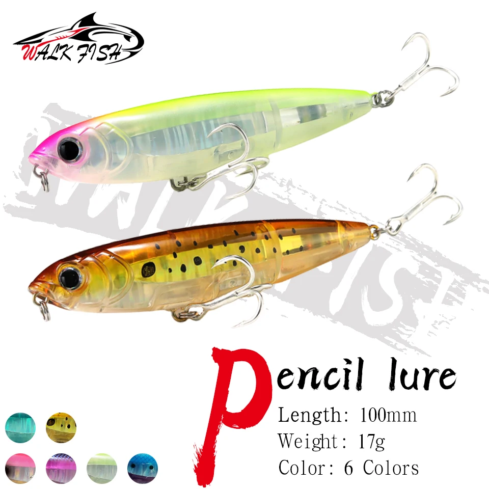 Walk Fish – Señuelo Pencil Flotante para Lubina, Lucio y Trucha