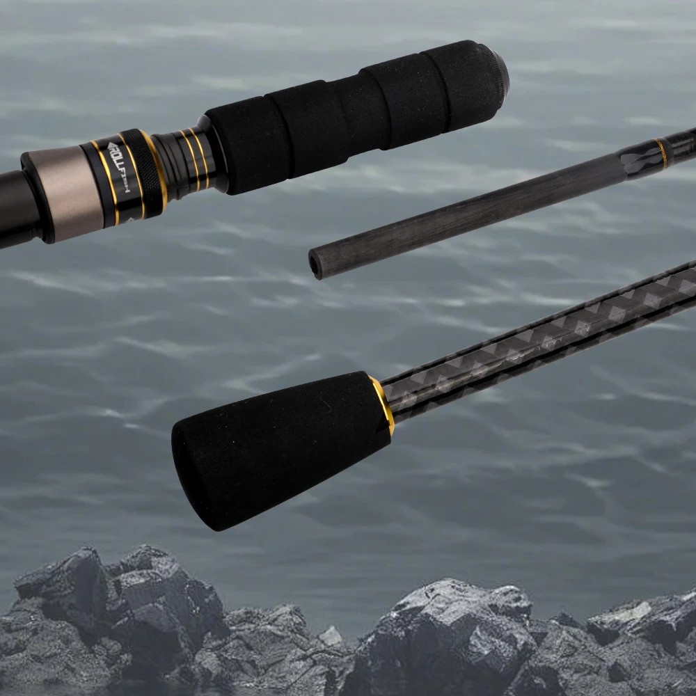 ROLLFISH Ocean Boat Caña de jigging lenta para lubina – Fibra carbono