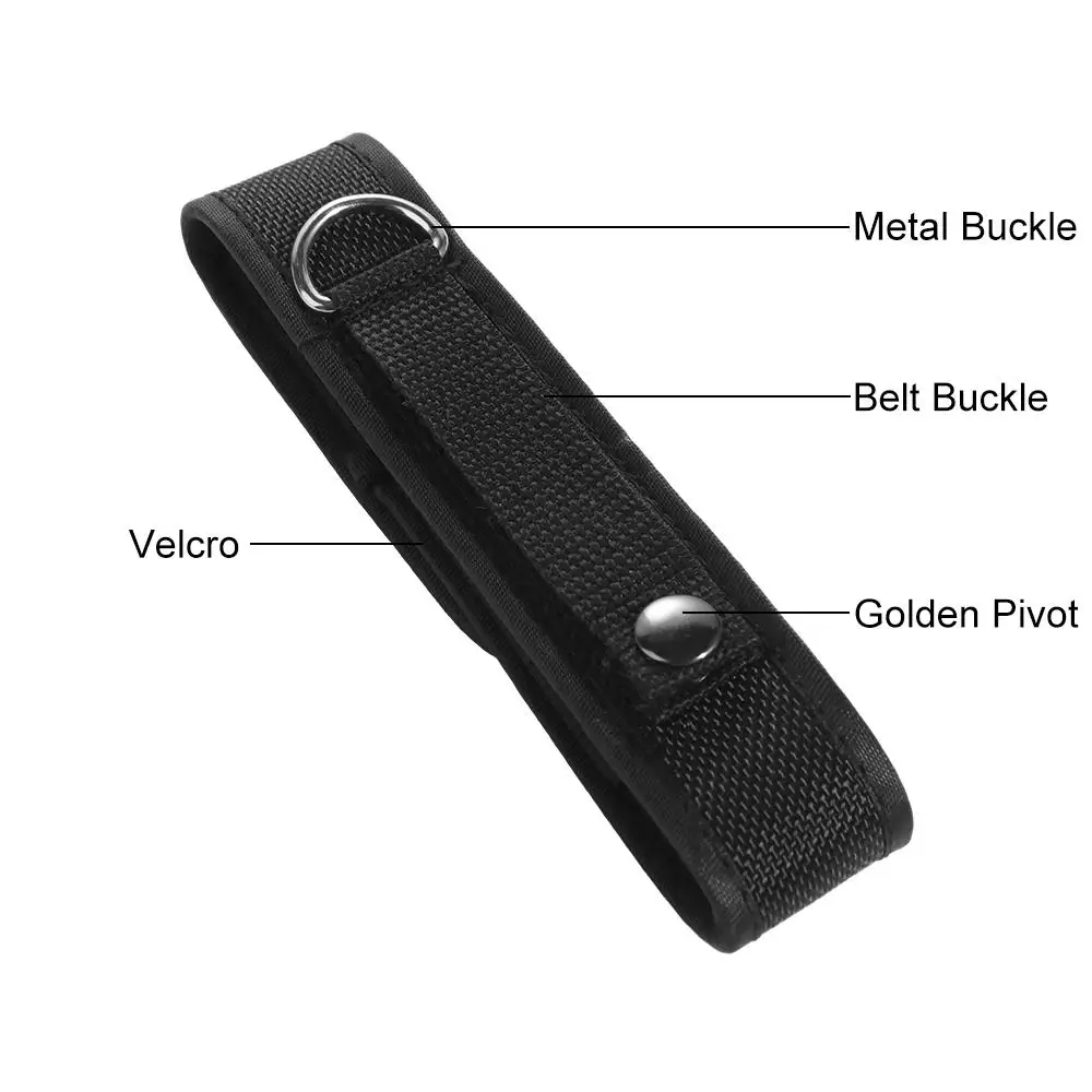 Bolsa para linterna de buena tejer, soporte para cinturón de linterna impermeable de nailon, práctica funda para bolsa para linterna multiherramienta EVA - imagen 5