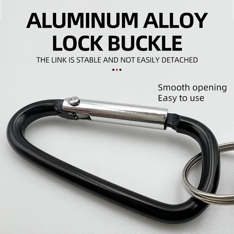 Herramientas de pesca, llavero magnético de liberación de red, Retractor de red de pesca con mosca, imán, soporte de Clip de Metal, aparejos de pesca, 2 uds. - imagen 3