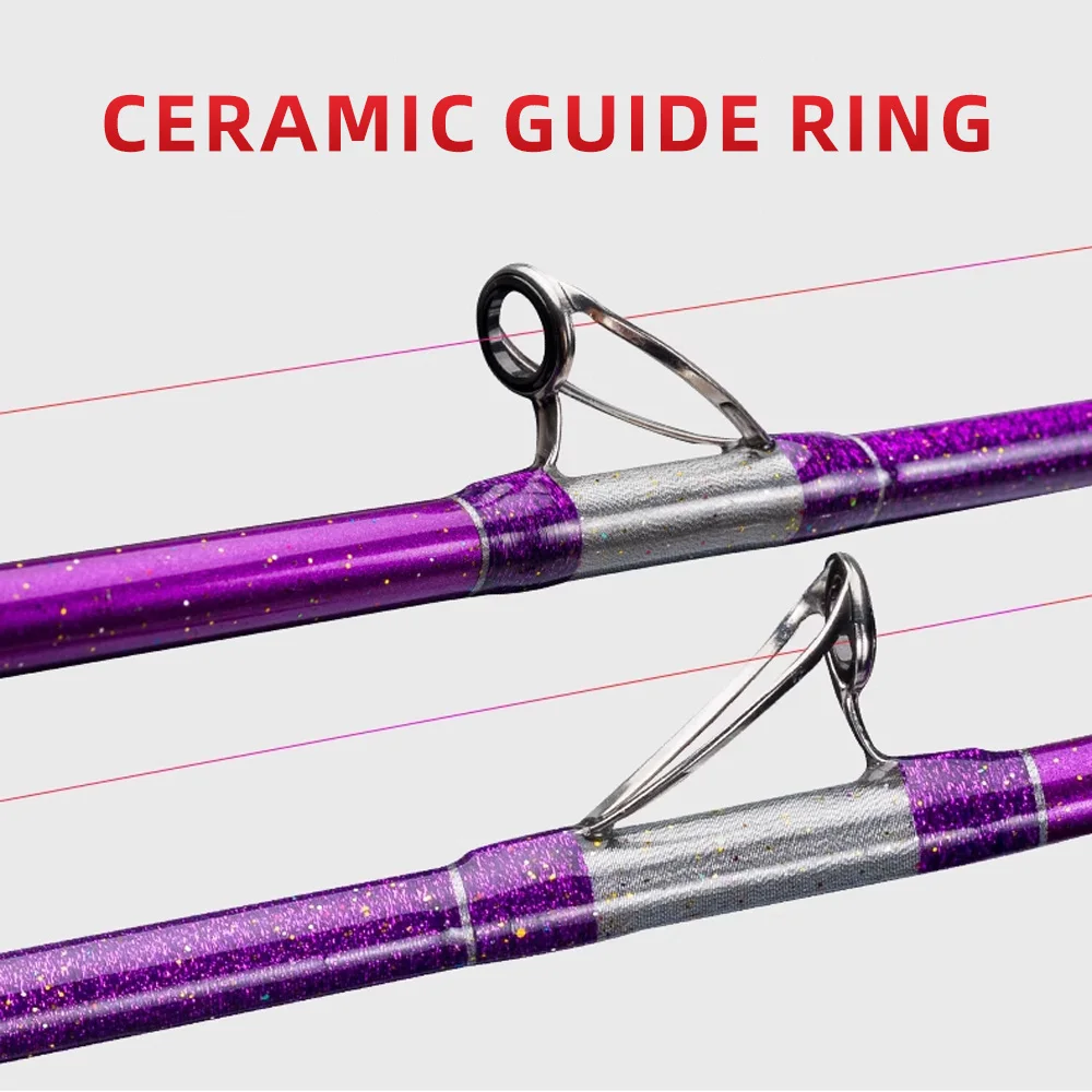 NUNATAK caña de pescar de alto carbono para barco, asiento de carrete de Metal, anillo FuJi, caña de Jigging superdura, caña de pescar para barco oceánico, nuevo - imagen 5