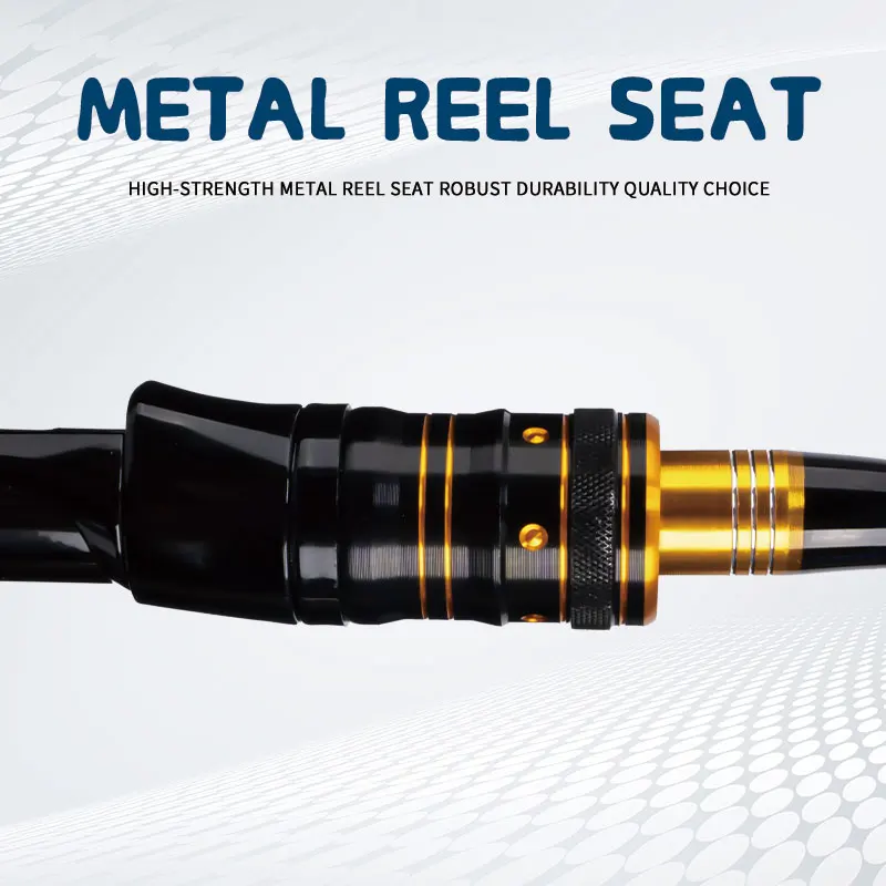 DEUKIO-combinación de caña de pescar de 4/5 secciones, caña de pescar de carbono y carrete giratorio de cuerpo de carbono serie 3000, aparejos de Pesca - imagen 3