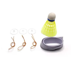 Entrenador de bádminton portátil, Robot de práctica de bádminton, herramienta de rebote para entrenamiento de autoestudio, suministros profesionales para volante