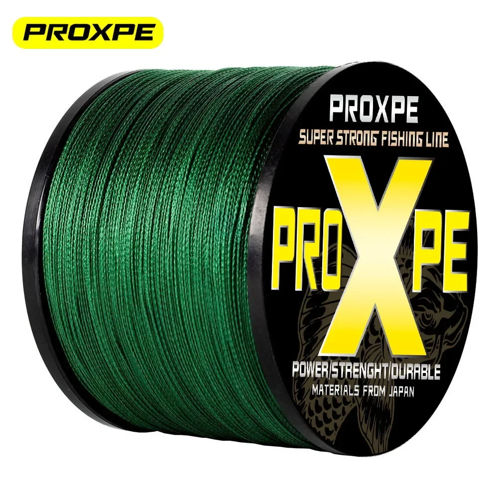 PROXPE X4 sedal de pesca de mar 1000M 500M 300M multifilamento japonés PE trenzado carpa alambre súper fuerte accesorios para peces pesca
