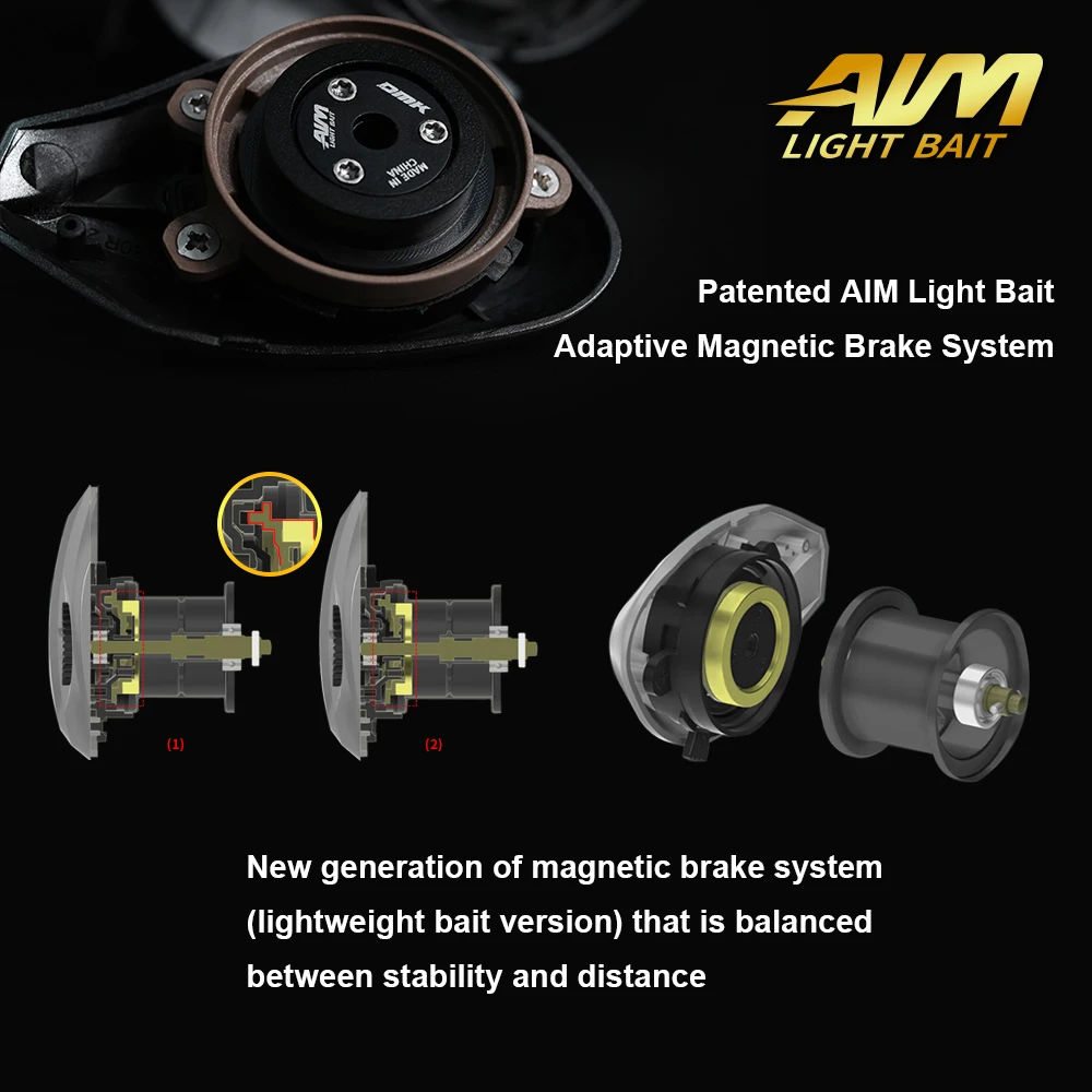 PURELURE nuevo 119g pluma de plata 4g carrete ultraligero BFS FINESSE carrete de Baitcasting bobina de pesca Baitcast para Shad carrete de trucha pequeño - imagen 5