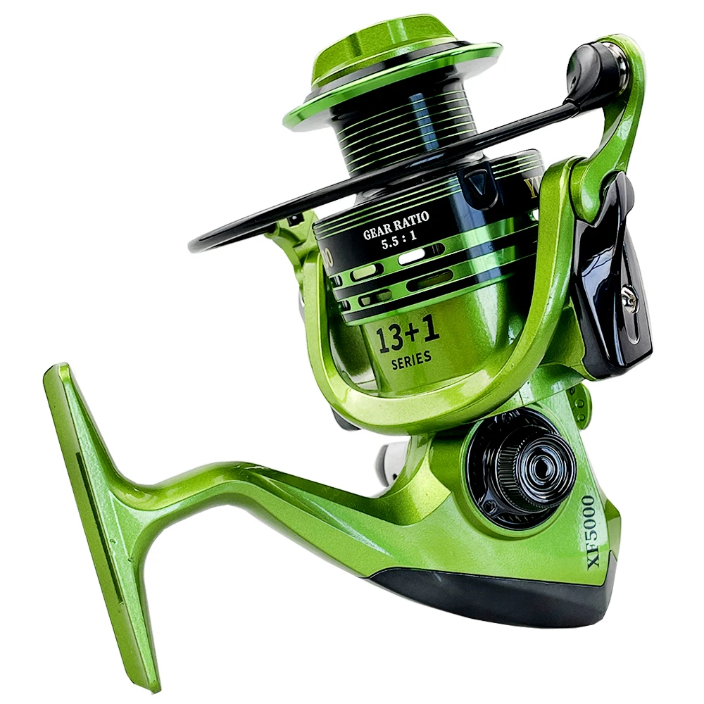 Carrete de pesca de Metal, señuelo falso con rueda giratoria 5,5: 1/4, 7:1, 1000, 2000, 3000, 4000, 5000, 6000, 7000 - imagen 3