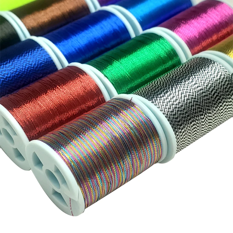 TAKEDO 15 unids/set 100 yardas B carrete Nylon metálico NCP hilo guía anillo hilo de bobinado DIY varilla construcción reparación línea de envoltura - imagen 5