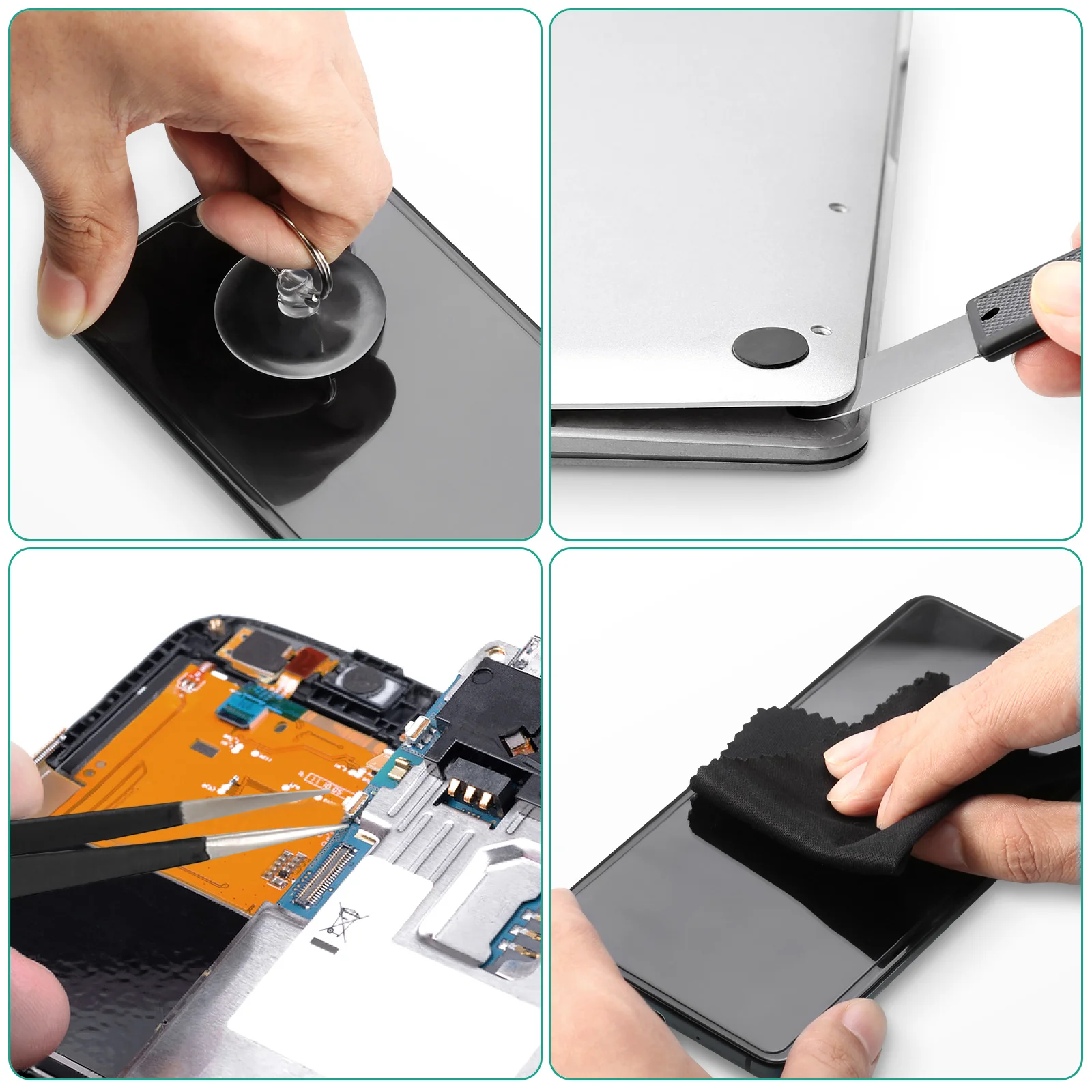Destornilladores magnéticos para iPhone y MacBook - Kit con ventosa - imagen 4