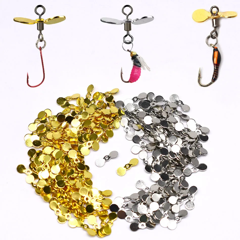 10 Uds. Hoja de hélice de pesca Turbo hélice Spinner cuchillas estilo Popper - imagen 3