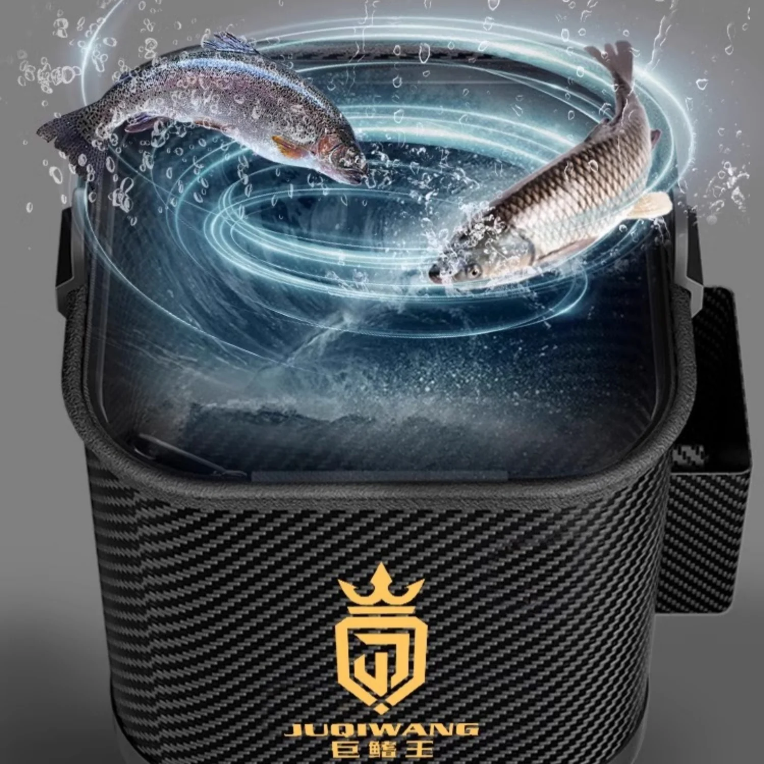 Caja de pesca portátil plegable de EVA, caja de aparejos de pesca de agua dulce y salada, cubo Universal para peces vivos, tanque de agua al aire libre, 8/10/13L - imagen 2