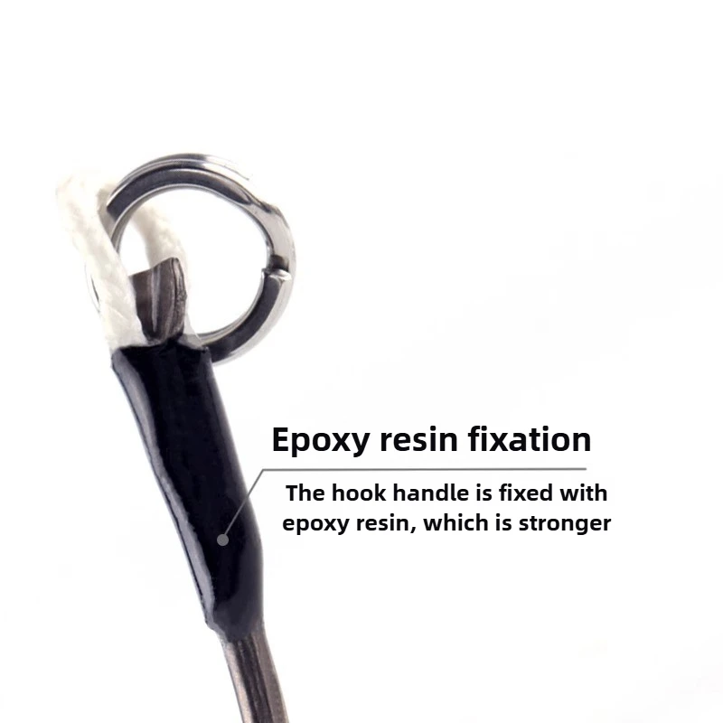 Anzuelos de pesca superdeslizantes individuales con cebo duro BKK - imagen 4